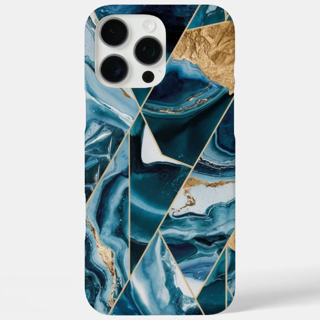 Elegant Copper | Feminine Opulent Teal Gold Case-M Case-Mate iPhone Case (Back)