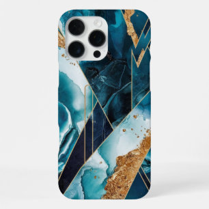 Elegant Copper Feminine Opulent Teal Gold Case-M iPhone 16 Pro Max Case