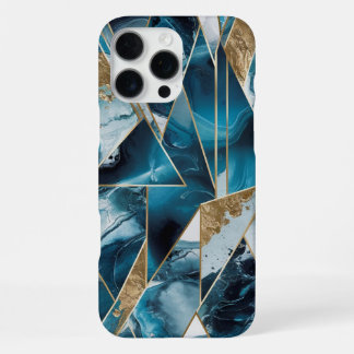 Elegant Copper | Feminine Opulent Teal Gold Case-M iPhone 16 Pro Max Case