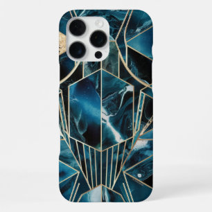 Elegant Copper   Feminine Opulent Teal Gold Case-M iPhone 16 Pro Max Case