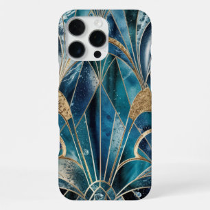 Elegant Copper   Feminine Opulent Teal Gold Case-M iPhone 16 Pro Max Case