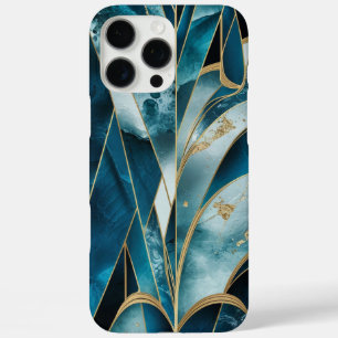 Elegant Copper   Feminine Opulent Teal Gold iPhone 16 Pro Max Case