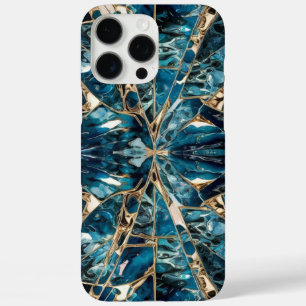 Elegant Copper Feminine Opulent Teal Gold iPhone 16 Pro Max Case