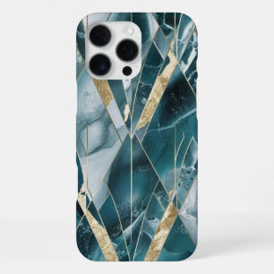 Elegant Copper   Feminine Opulent Teal Gold iPhone 16 Pro Max Case