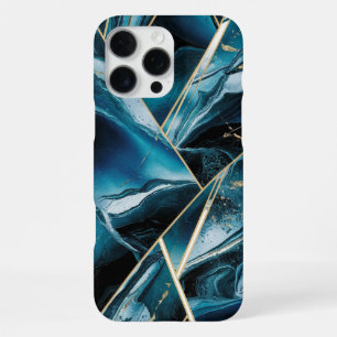 Elegant Copper Feminine Opulent Teal Gold iPhone 16 Pro Max Case