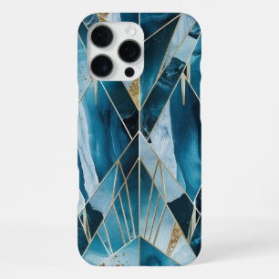 Elegant Copper Feminine Opulent Teal Gold iPhone 16 Pro Max Case