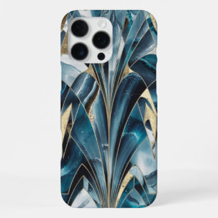 Elegant Copper Feminine Opulent Teal Gold iPhone 16 Pro Max Case