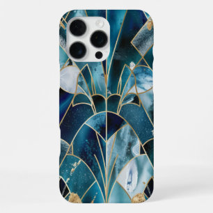 Elegant Copper Feminine Opulent Teal Gold iPhone 16 Pro Max Case