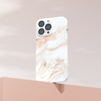 Elegant Copper | Girly Rose Gold Marble