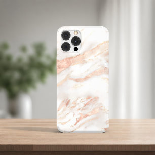 Elegant Copper   Girly Rose Gold Marble Case-Mate iPhone Case