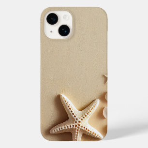 Elegant Copper Girly star fish Case-Mate iPhone 14 Case