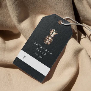Elegant Copper Pineapple Price Tags