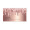 Elegant copper rose gold glitter drips notary