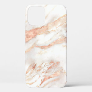 Elegant Copper Rose Gold Marble  iPhone 12 Pro Case