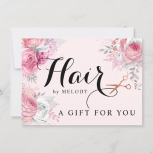 Elegant copper rose gold scissors hairstylist