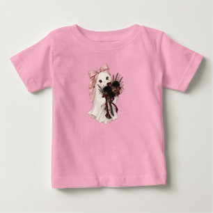 Elegant Coquette Ghost Baby T-Shirt