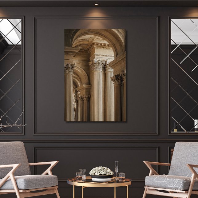 Elegant Corinthian Columns Classical Architecture Poster (Creator Uploaded)