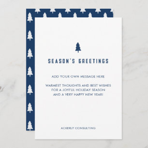 Elegant Corporate Christmas New Year Holiday Card