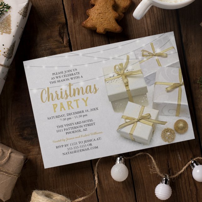 Elegant Corporate Christmas Party Invitation (Creator Uploaded)