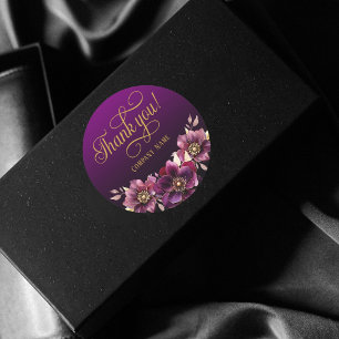 Elegant Corporate Favour Sticker