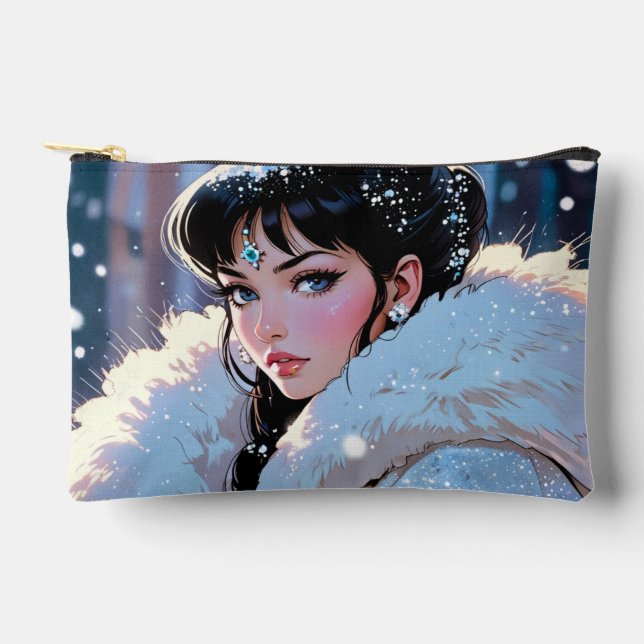 Elegant cosmetic bag/pencil box  accessory pouch (Front)