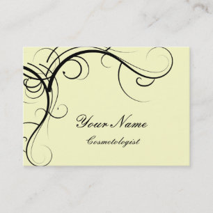 Elegant Cosmetology Business Cards