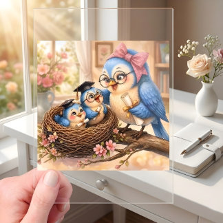 Elegant Cosy Nest Graduation Invitation