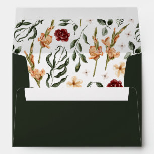 Elegant Country Manor Villa Wedding Envelope