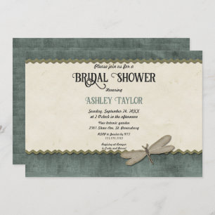 Elegant Country Simple Script Modern Bridal Shower Invitation