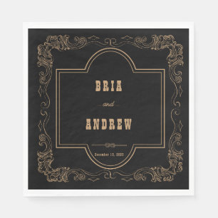 Elegant Country  Wedding Napkin