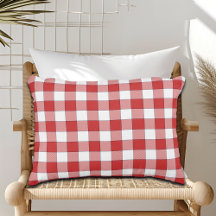 Elegant Countryside Picnic White Red Chequered