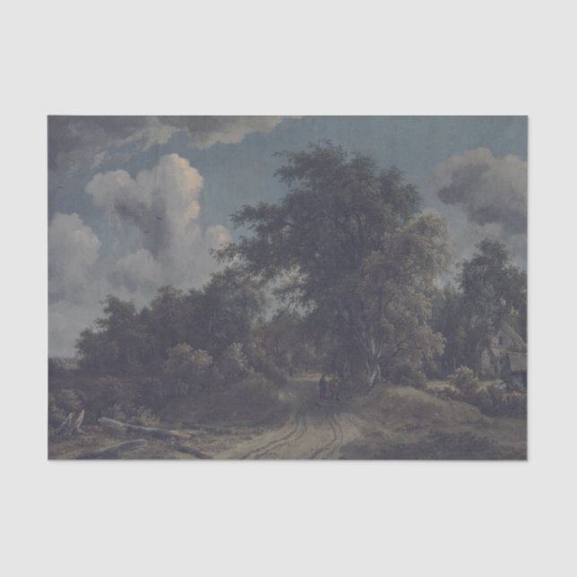 Elegant Countryside Tissue Paper (Front)