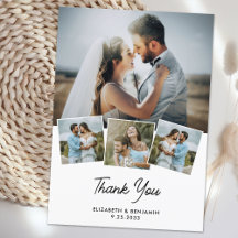 Elegant Couple Personalised Photo Collage Wedding