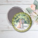 Elegant Couple Photo Spring Summer Wedding Favour Magnet<br><div class="desc">Elegant Couple Photo Spring Summer Wedding Favour magnet</div>