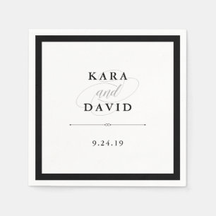 Elegant Couture Wedding Napkin