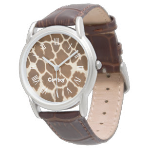 Elegant Cow Faux Leather Popular Collection Watch