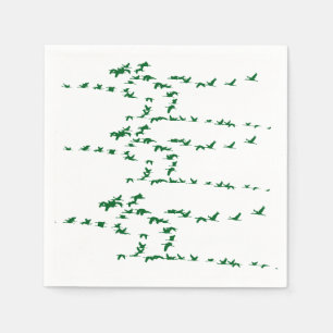 Elegant Crane Birds Napkin