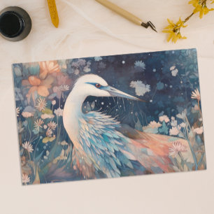 Elegant Crane Tissue Paper