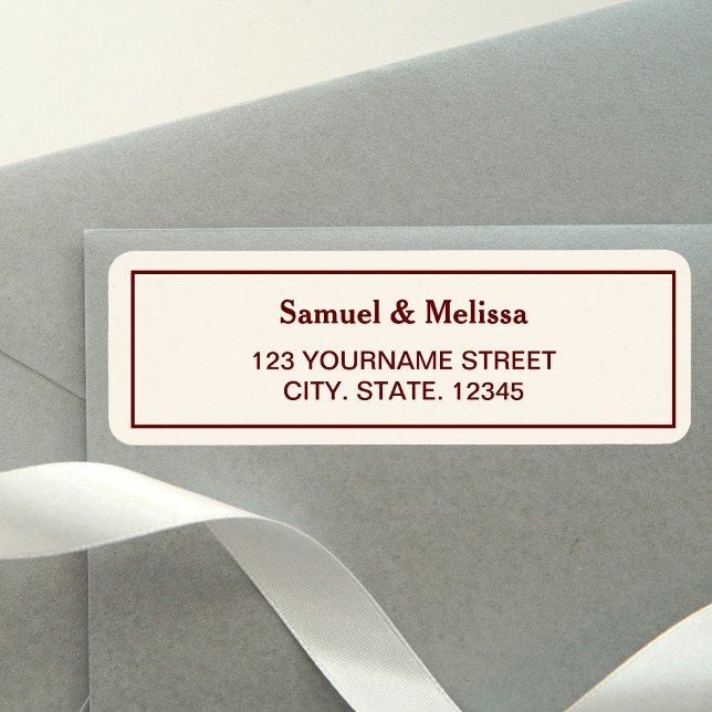 Elegant Cream and Burgundy Wedding (Creator Uploaded)