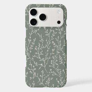 Elegant Cream Botanical Branches Floral Phone Case