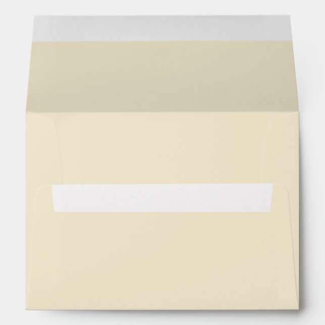 Elegant Cream Matching Envelope (Back (Bottom))