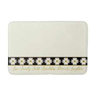 Elegant Creamy White Bath Mat