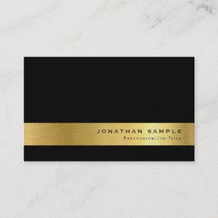 Elegant Creative Gold Look Pearl Finish Luxury Business Card