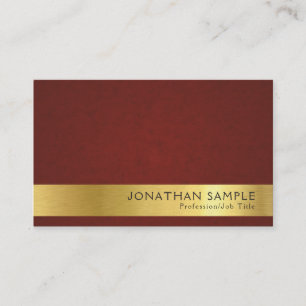 Elegant Creative Gold Look Premium Thick Luxury Business Card