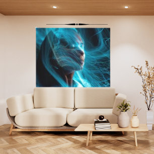 Elegant Creative Magical Woman Fantasy Canvas Print