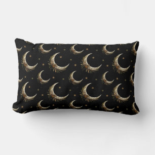 Elegant Crescent Moon Pillow