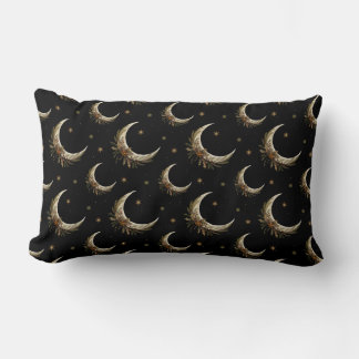 Elegant Crescent Moon Pillow