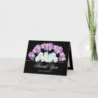 Elegant Crocus Garland & White Roses Thank You 