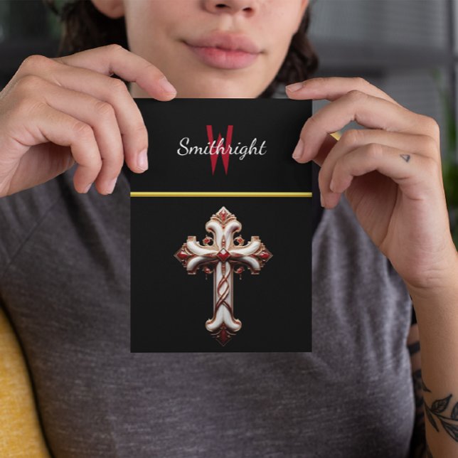 Elegant Cross Postcard (Creator Uploaded)