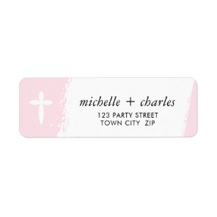ELEGANT CROSS stylish brush stroke baby pink